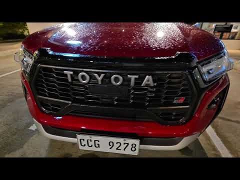 Toyota Hilux GR Sport "Emotional Red" Color Walkaround