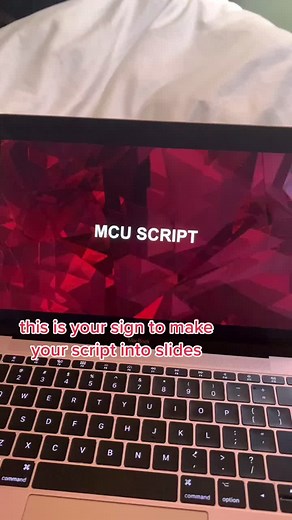 this is my mcu script but my hp and fame dr scripts are also in slides!