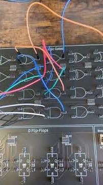 Full Adder Circuit with The Logic Professor #computing #computerscience #electronics #logicgates