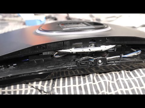 LG Ultrawide Monitor 38GL950G-B Disassembly and Repair - 01 Flickering and Removing the Back Cover