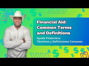 Financial Aid Common Terms & Definitions 💸✨