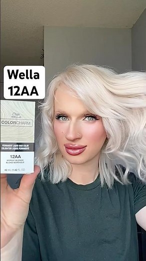 WELLA 12AA NORDIC BLONDE TONER #WELLA12aa #wellatoner #blonde #hair #diyhaircolor #blondehair #fypシ