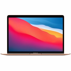 Apple MacBook Air 13-inch (2020) – Apple M1 Chip / 8GB RAM / 256GB SSD / 7-core GPU / macOS / English & Arabic Keyboard / Gold Middle East Version – [MGND3AE/A]