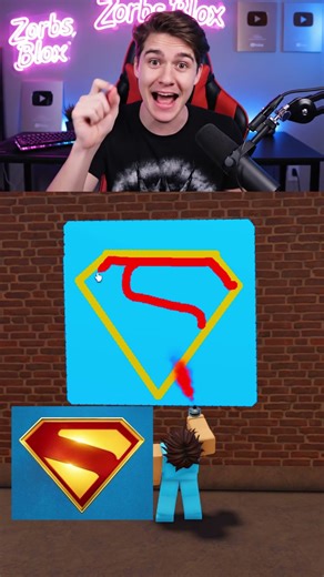 Drawing SUPERMAN And COMING BACK 5 MINUTES LATER!! 😮🦸#shorts