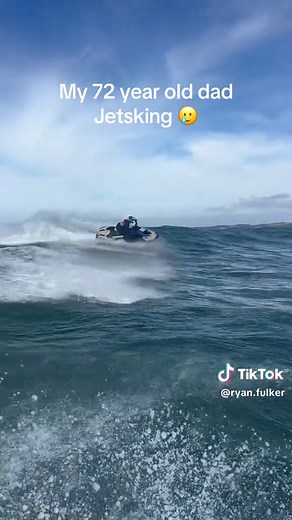 72-Year-Old Dad Enjoys Jetskiing Adventure