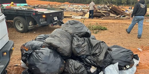 Operation Clean Sweep collects nearly 40 bags of trash along Cairo roads