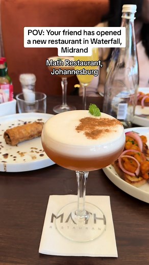 Experience the Delicious Flavors of Math Restaurant in Waterfall, Johannesburg