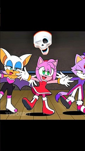 AMY ROSE DANCING WITH TEAM 😍 #sonic