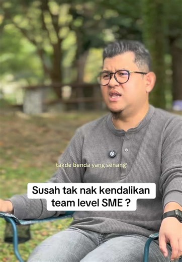 Susah tak nak kendalikan team staff level SME. #remybliese