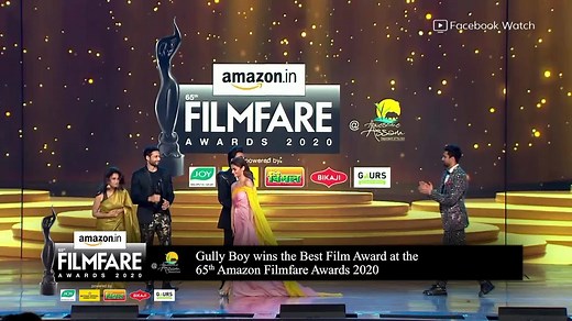#GullyBoy wins the Best Film Award at the 65th #AmazonFilmfareAwards 2020. #FilmfareOnFB | Filmfare