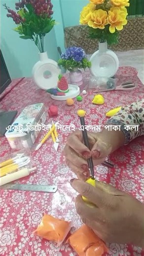 এটা আসল কলা নাকি Clay?! 😲🍌 30 Sec DIY Challenge#ytshorts #viralshort