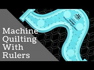 Machine Quilting with Rulers - Squiggy and Serpentine Lines