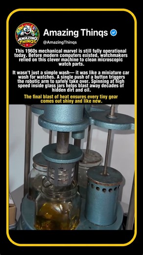 This Machine Was a Miniature Car Wash for Vintage Watches