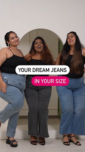 3.4K views · 81 reactions | Jeans for Every ‘You’ – From L to 9XL!  Our iconic plus-size jeans celebrate every body with style and comfort. Let your curves shine and strut your stuff with pride! Try Amydus Jeans today! ✅High-waisted fit ✅Fits waist 36-54inches ✅Designed for Indian plus size bodies [plus size jeans, plus size jeans for women, jeans for plus size women, tummy tucker jeans, plus size women jeans] | Amydus | Facebook