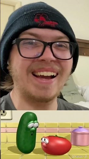 Troll Face! VeggieTales YTP #ytp #reaction #therockinlobster