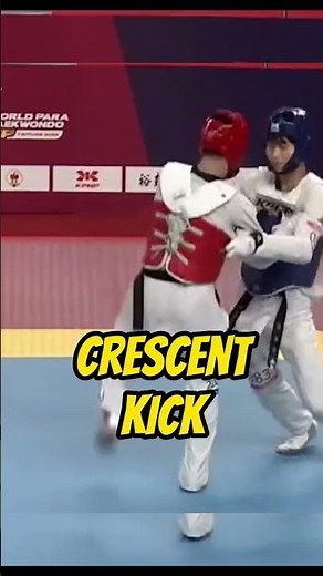 How to score the crescent kick in taekwondo