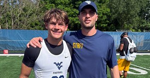 Steele puts on a strong performance at WVU camp