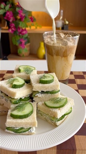 Cucumber Sandwiches ( perfect tea time bite)