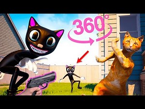 360° VR Funny cats - animation