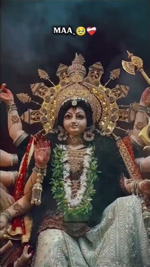 365 Din ke bad to maa aati hai or fhir 9 din me chli jati hai #maa #love