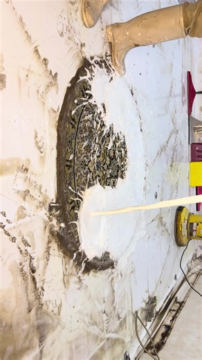 Deep Cleaning an Old Round Rug: Hidden Dirt Revealed