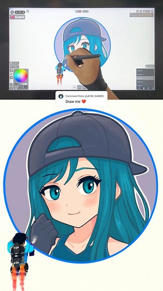 Time to draw your PFP on roblox spray paint! who next? #artspeeddraw