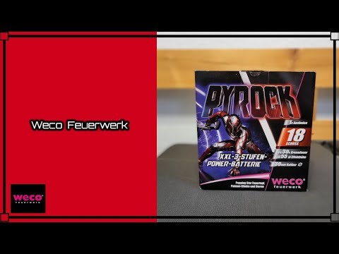 Weco Feuerwerk - PYROCK / The New Beastmaster | Charge 2025
