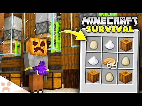 I Built A PUMPKIN PIE MACHINE In Minecraft 1.19 Survival! (#69)