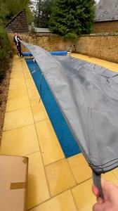 Another new winter cover installation 😎 #thep00lguy #hollayaboy #satisfying #swimmingpool | Thep00lguy