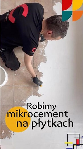 How to Apply Microcement Over Tiles? Tiled Floor Replaced with Microcement | e-concreto