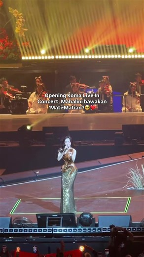 Mahalini Performs 'Mati-Matian' at Koma Live Concert