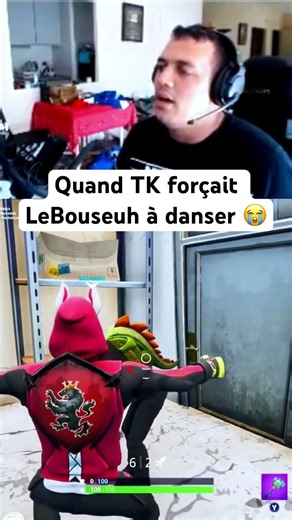 Quand TK forçait LeBouseuh à danser 😭 #fortnite #fortniteclips #lebouseuh