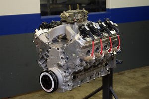 Inside an LS-based Dirt Late Model Engine