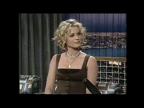 Rebecca Romijn-Stamos on "Late Night with Conan O'Brien" - 2/7/02