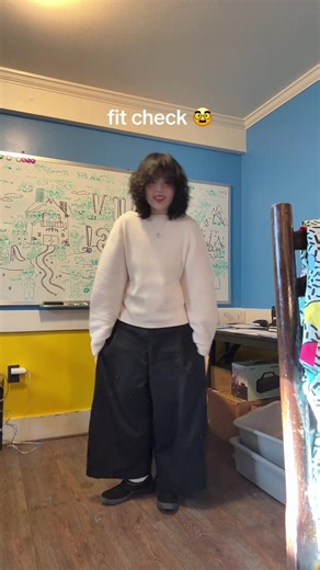 uniqlo baggy pants & zara top! #fyp #tiktok #fypシ #67 #fashion | Baggy Pants