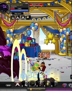 AQW | Drakath´s Gift DROPS 🎂🎈🎉17th Birthday Castle Party Drakath´s Gift 🎉🎈🎂 🚀/join Castleparty