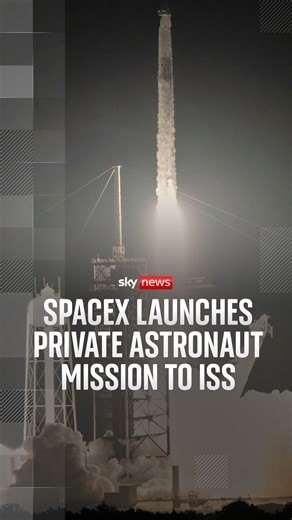 83K views · 1.3K reactions | India, Poland and Hungary have sent their first astronauts in over 40 years to the International Space Station aboard a private flight. | Sky News | Facebook