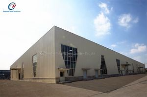[Hot Item] Prefabricated Steel Structure Construction for Peb Metallic Warehouse Workshop Hangar Shed Building