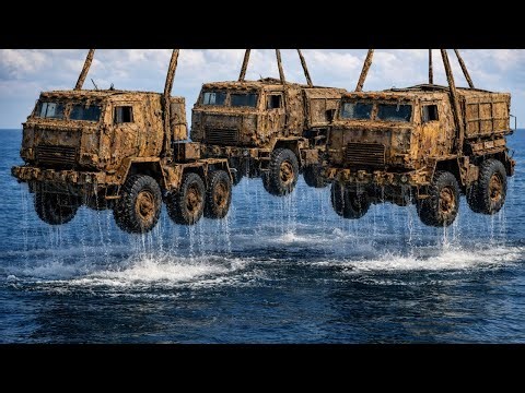 Salvaging and Restoring of Legendary 3 Bedford QL Trucks from Ocean Floor