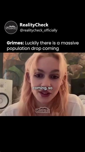 Grimes: Luckily there is a massive population drop coming! #globaleconomy #economicgrowth #future