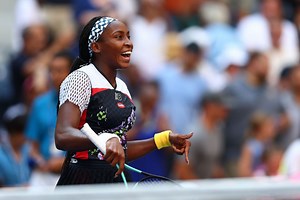 "Lol the fall bruh" - Coco Gauff reacts to her fall during San Diego Open 2R match against Bianca Andreescu