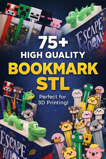 75  Bookmark STL Bundle | Animal, Pixel Designs (digital Download) - Etsy