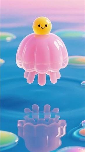 “Squishy Meets Splash | Satisfying 3D Loop”