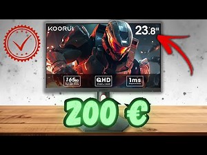 😮 Si buscas 1440p de 24, IPS y 165hz este es BUENO y BARATO | ✅ Koorui GP01