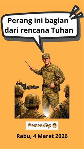 Militer AS Doktrin Prajuritnya : Perang Ini Rencana Tuhan