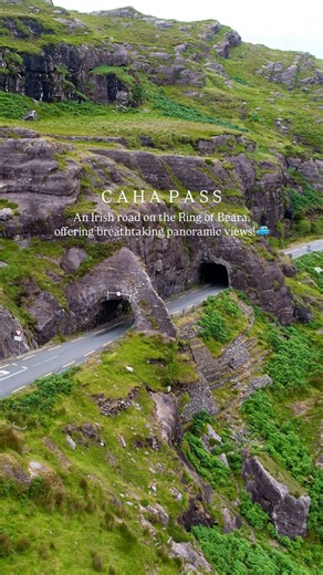 The Caha Pass is an Irish road that forms part of the Ring of Beara and offers some of the finest panoramic views in the region!🚙☘️ #irishexplorer #discoverireland #tourismireland #ireland | Irish Explorer