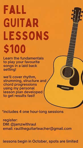  Adult Guitar Lessons with Raúl Perez  Ready to finally play the...