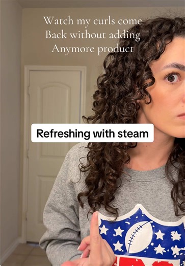 Refresh Your Curls with Steam for Extra Moisture