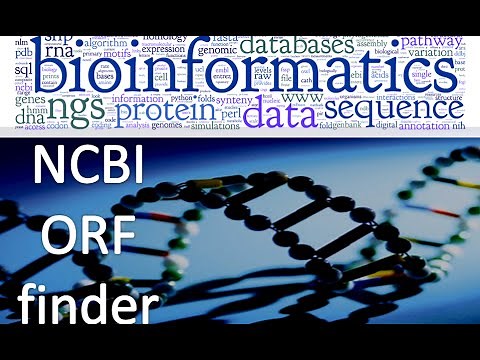 Bioinformatics lecture 12 ORF finder in NCBI (practical bioinformatics)