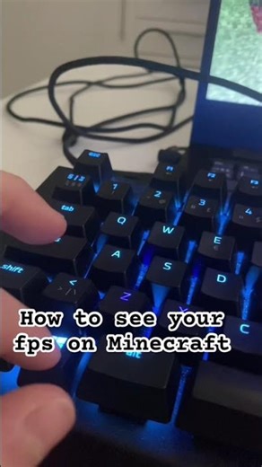 How to see your fps on Minecraft #javaedition #minecraft #windows + f3:)